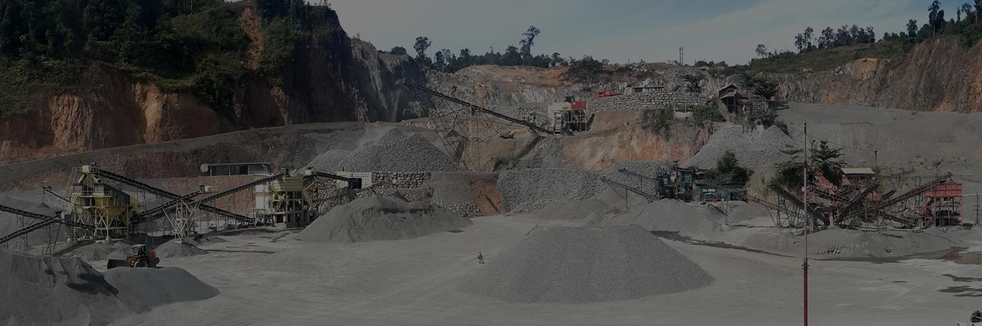 移動破碎站生產線現場